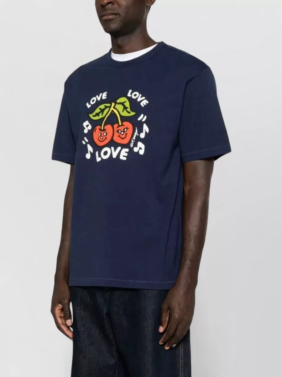 Kenzo Cotton Printed Crewneck T-Shirt
