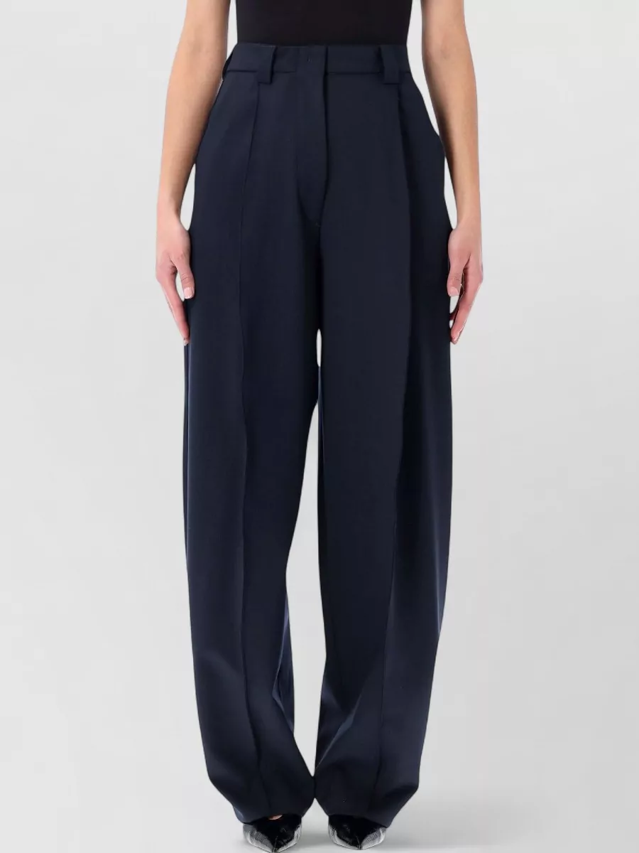 Thelatest High-Rise Pleated Tapered Trousers