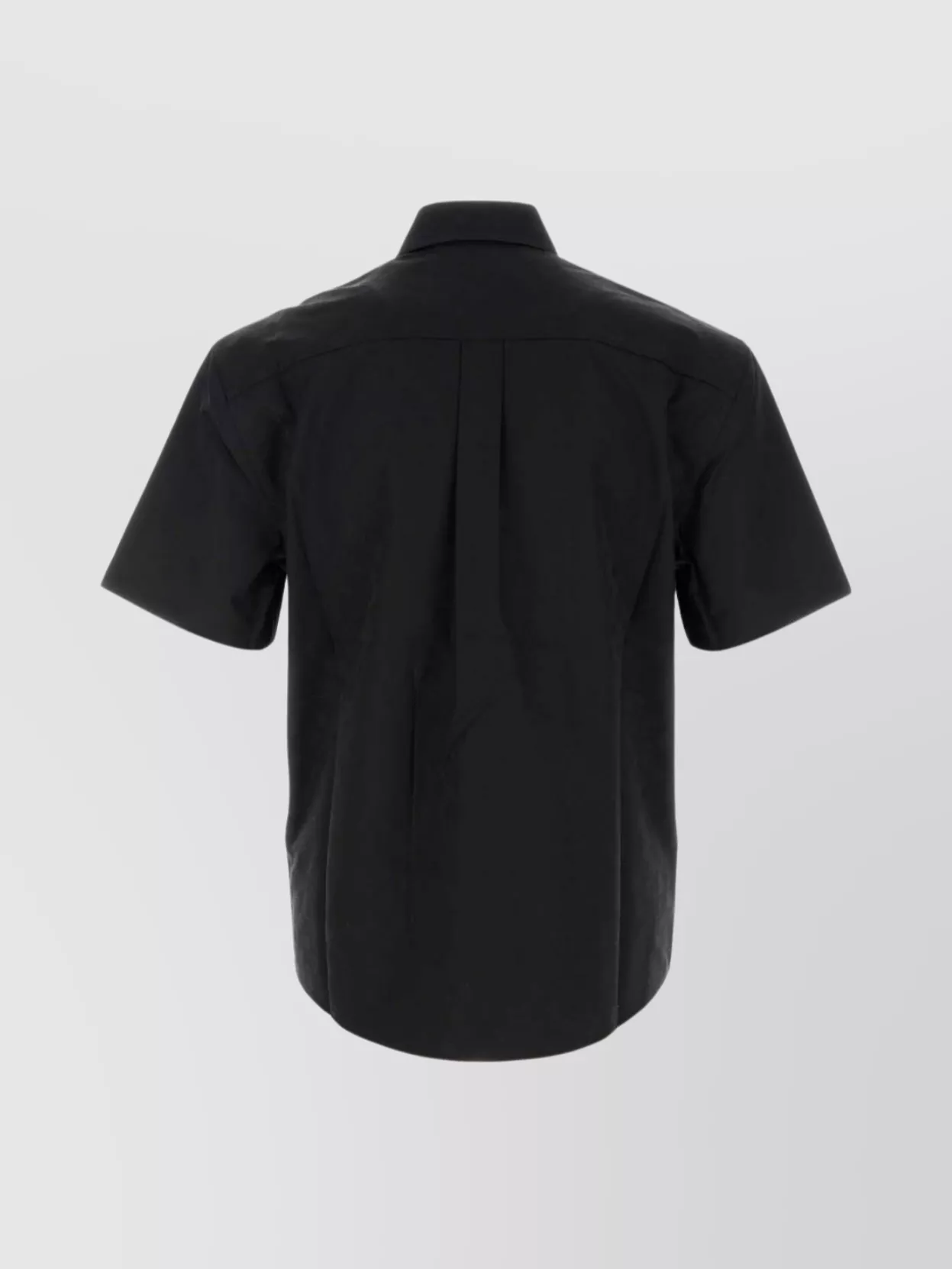 Casablanca Short Sleeve Poplin Shirt With Chest Pocket In Black