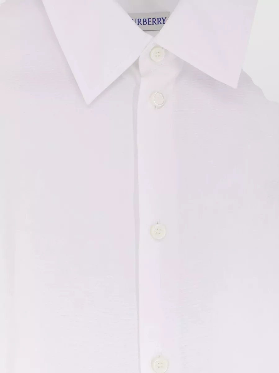 Burberry Shirt Long Sleeves Structured Collar Straight Cut