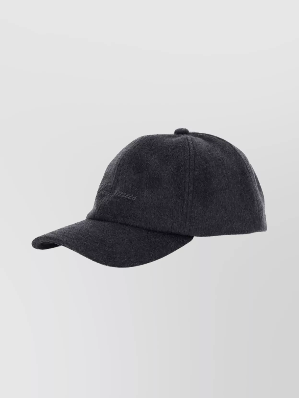 Jacquemus Cashmere Cap Curved Brim