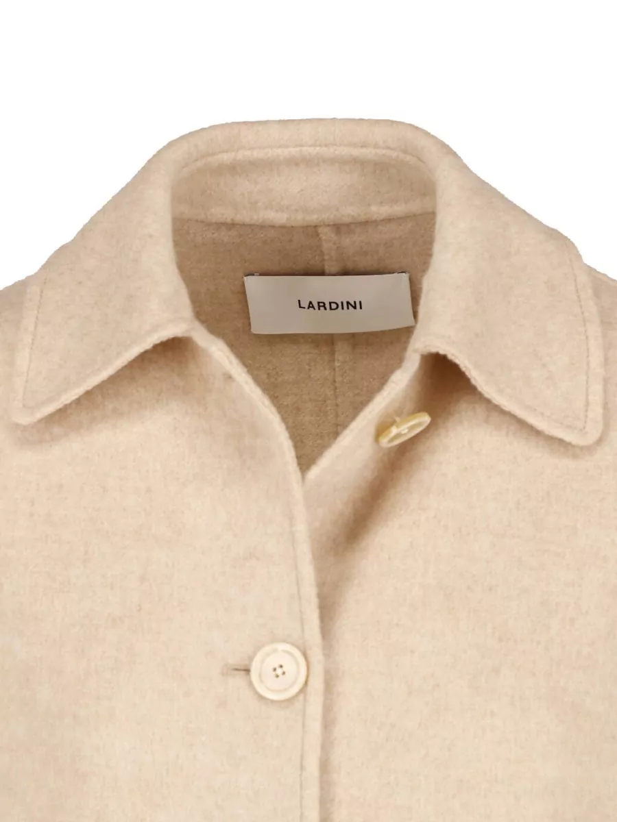 Lardini Cashmere Wool Single Breasted Coat