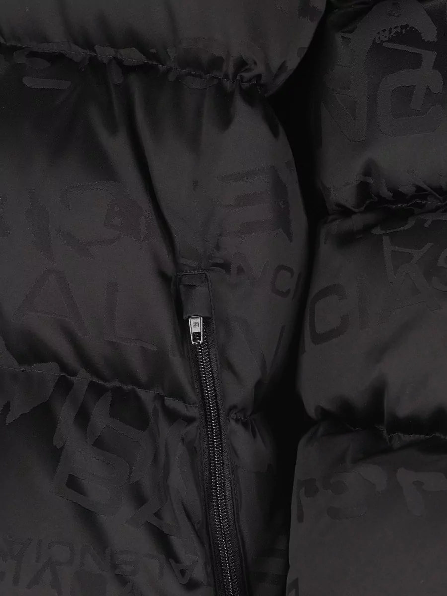 Balenciaga Nylon Down Jacket Logo Pattern Zip