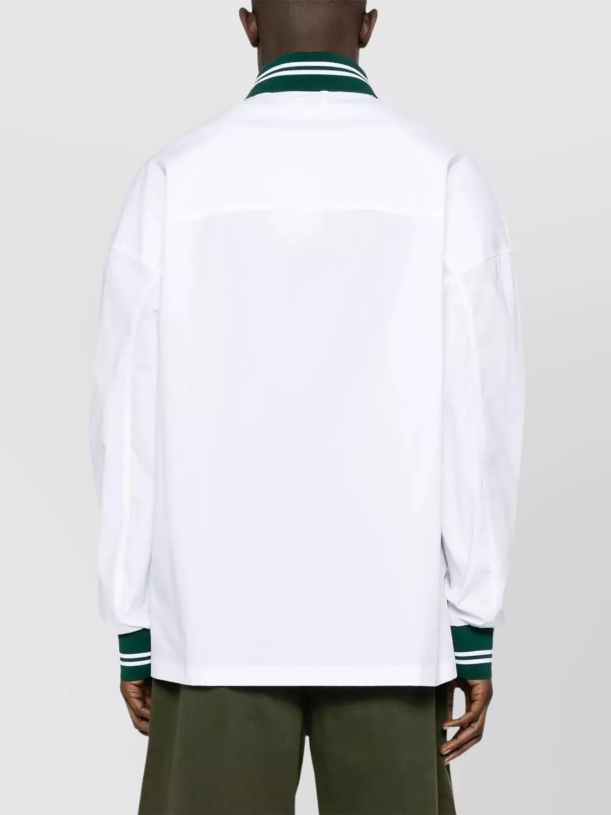Jacquemus Contrast Collar Long Sleeve Shirt