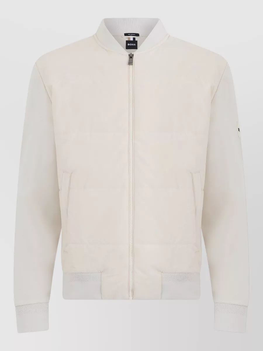 Boss cotton blend puffer jacket