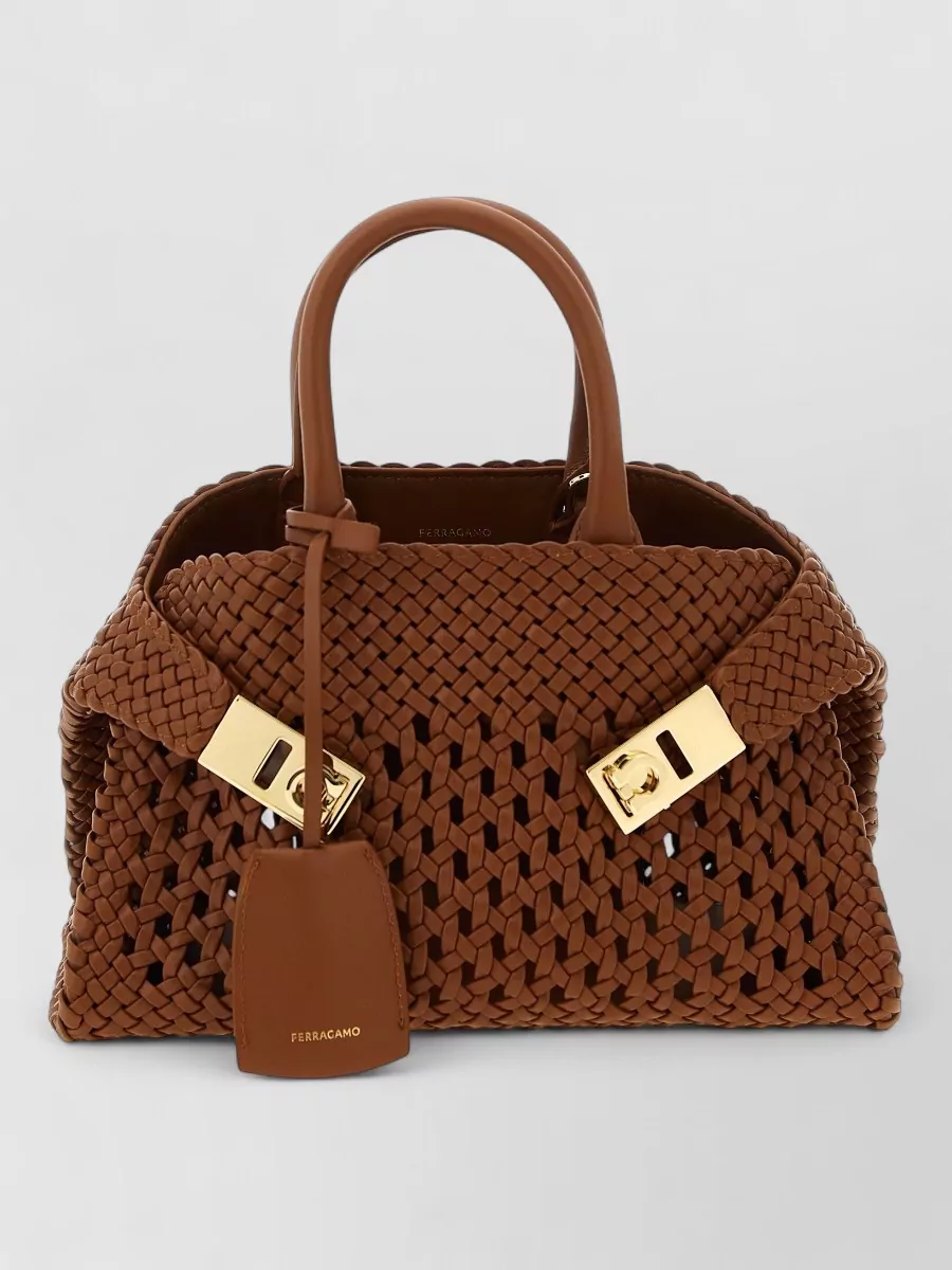 Ferragamo The Hug Bag Mini Leather Tote Bag