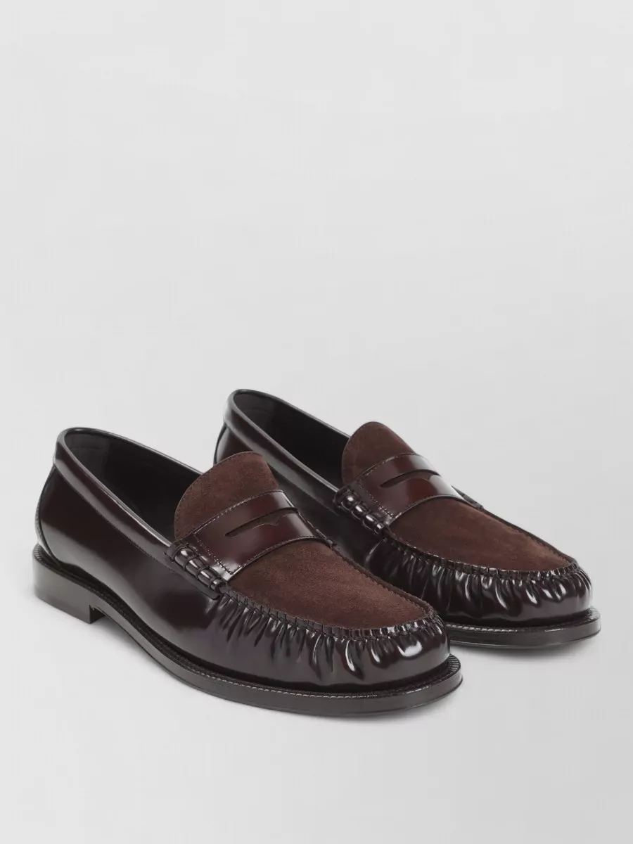 Brunello Cucinelli leather loafers