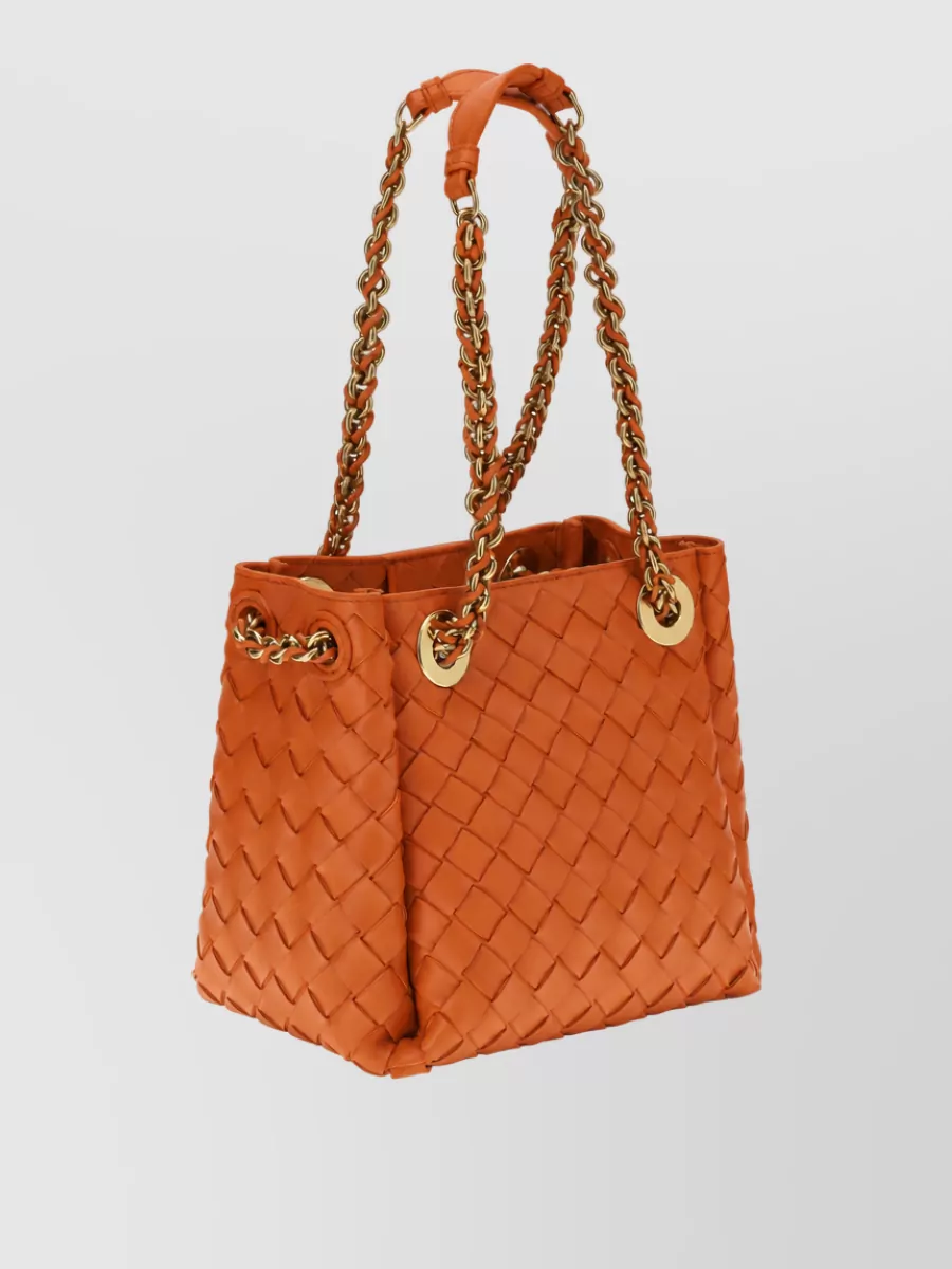 Bottega Veneta Parachute Small Leather Tote Bag