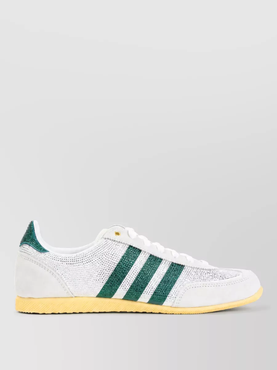 Adidas suede leather lace-up sneakers