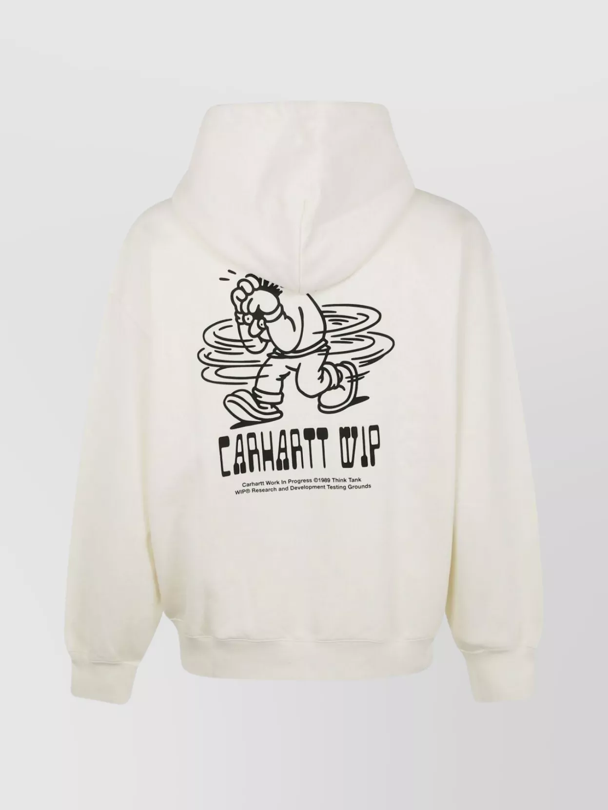 Carhartt Wip Graphic Print Hooded Sweater With Ribbed Finish
