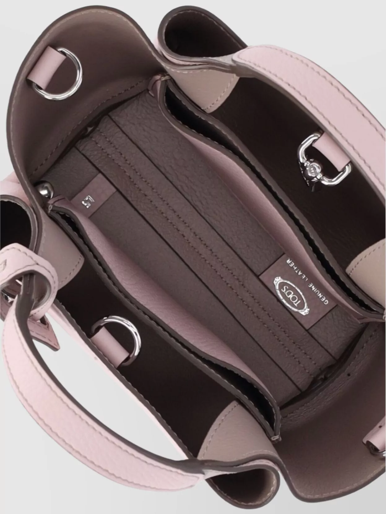 Tod's Shoulder Bag With Detachable Strap And Top Handles