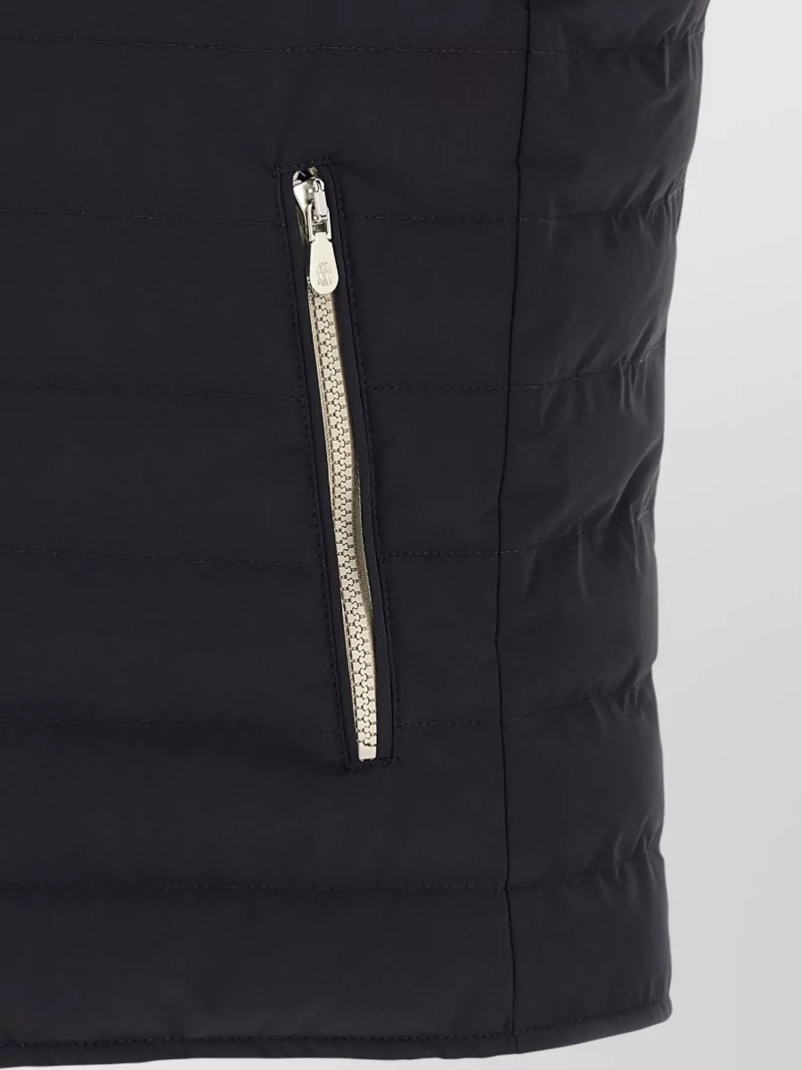 Brunello Cucinelli Padded Jackets With High Collar And Side Zip Pockets