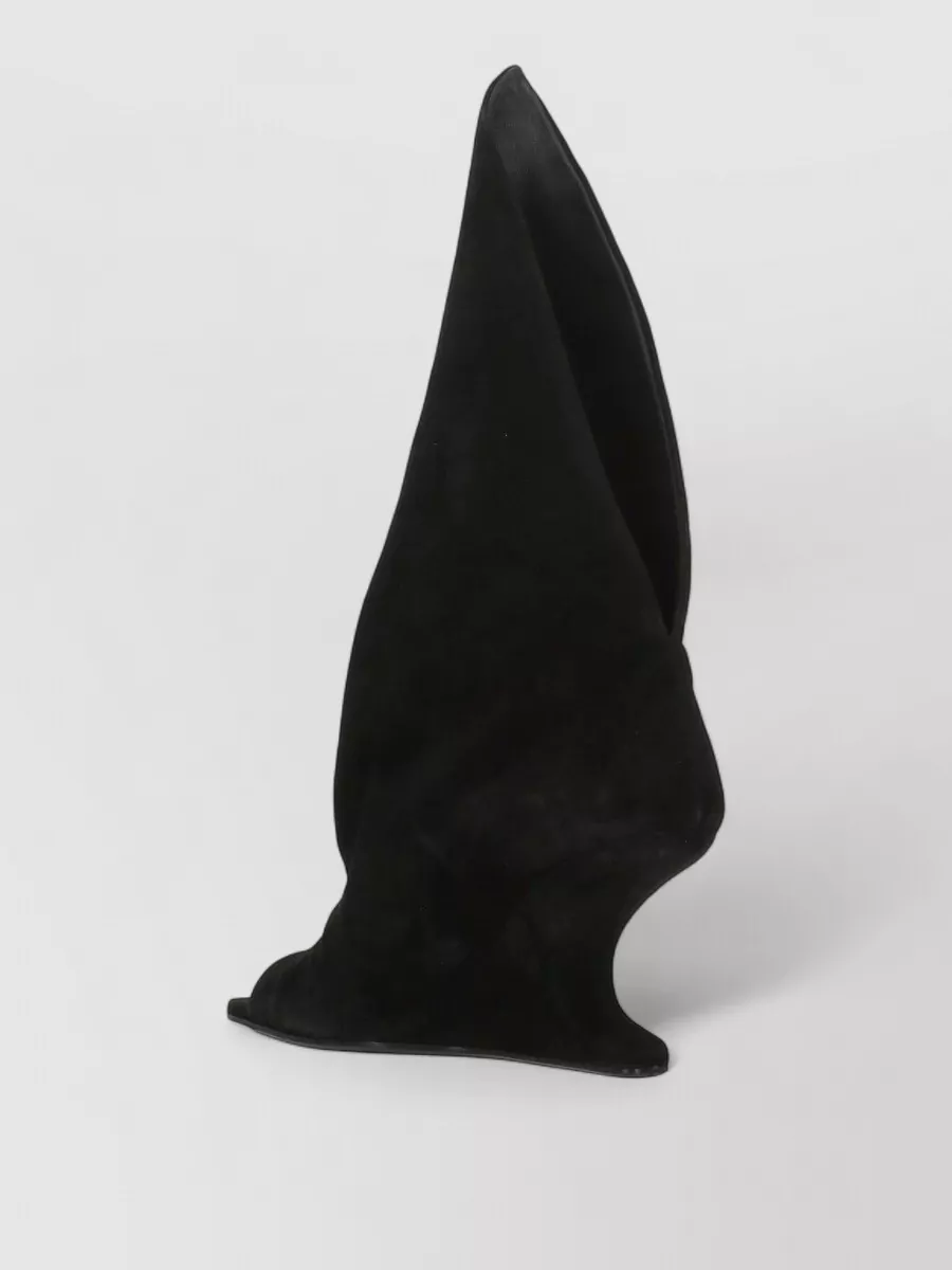 Rick Owens Leather Flat Boots