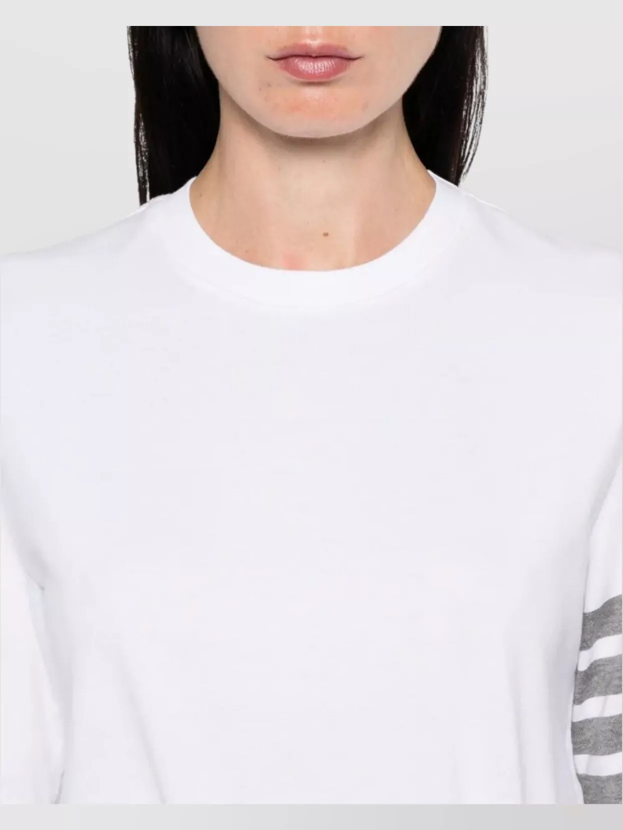 Thom Browne Striped Short-Sleeve Cotton T-Shirt