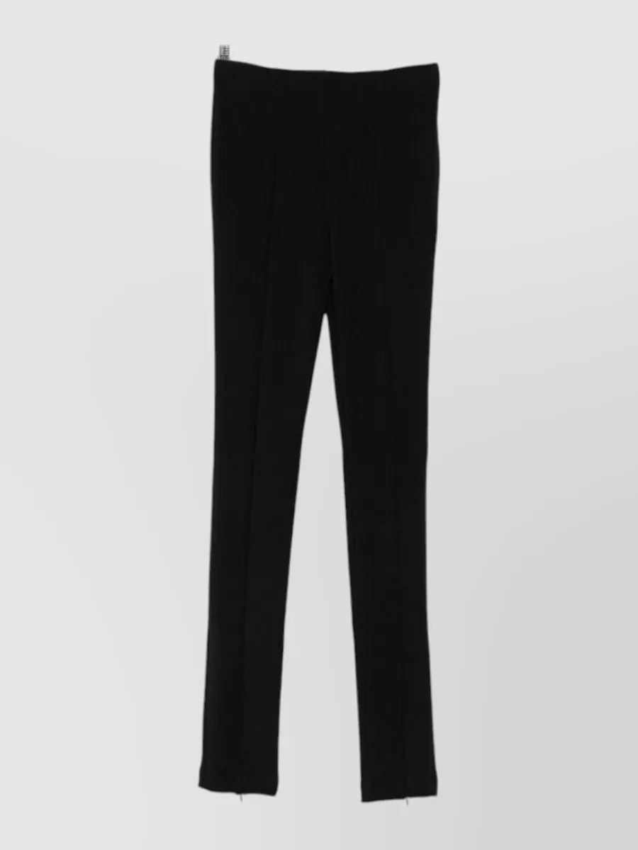 The Frankie Shop Ribbed slim-fit flared leggings