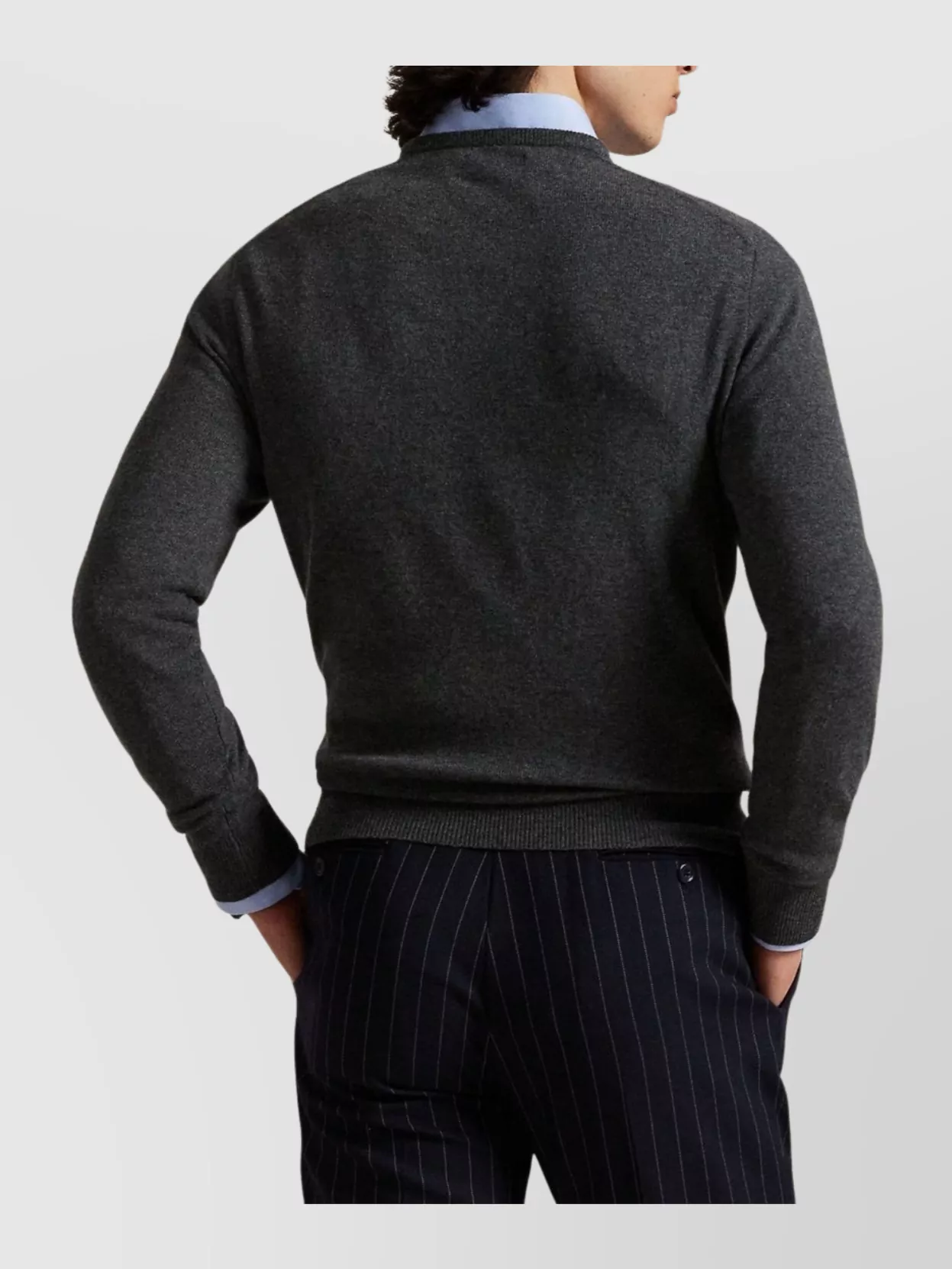 Polo Ralph Lauren Ribbed Crew Neck Sweater With Long Sleeves