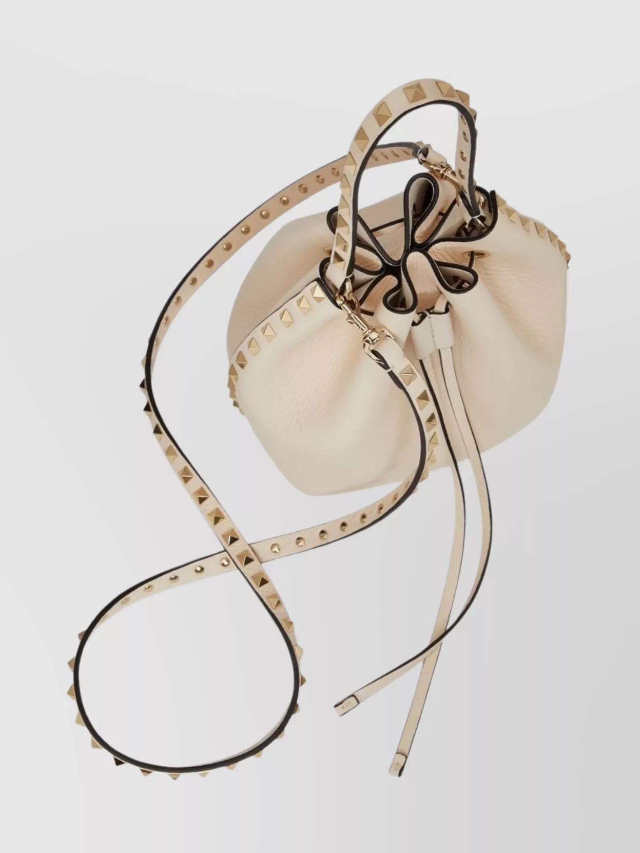 Valentino Garavani Studded Leather Bucket Bag