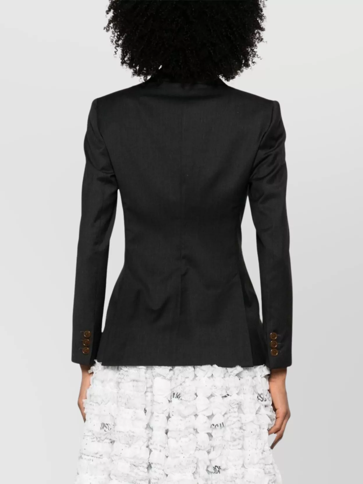 Vivienne Westwood Tailored Jacket With Buttoned Cuffs And Rear Vents