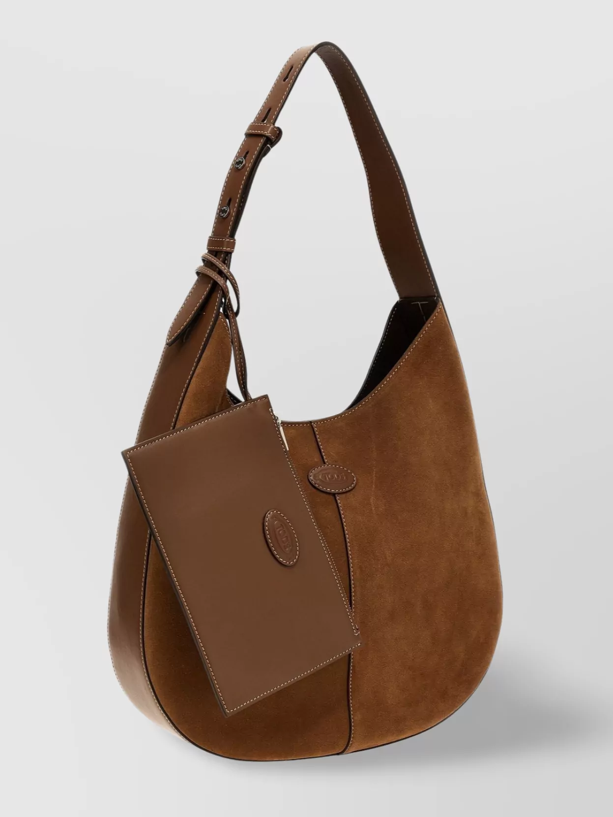 Tod's Suede Finish Top Handle Shoulder Bag