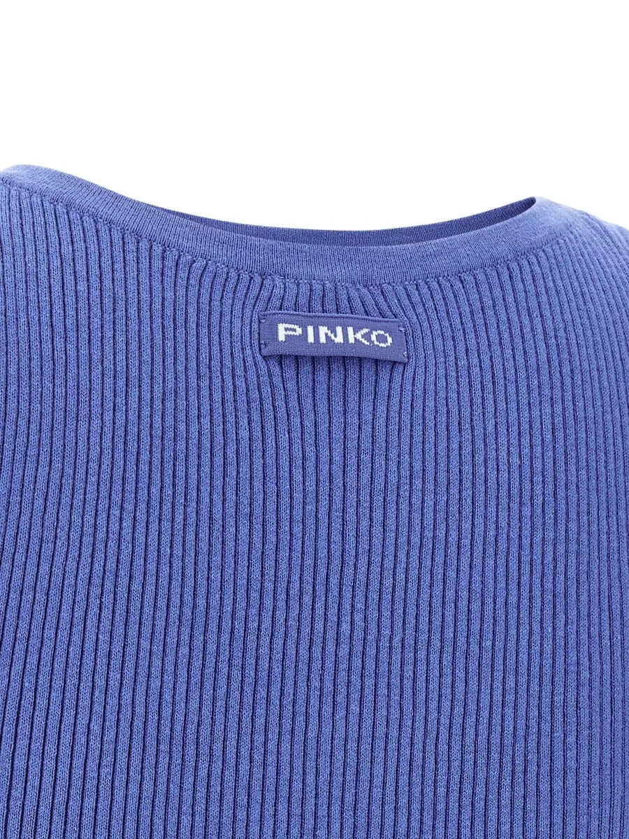 Pinko Ribbed Cashmere Tank Top