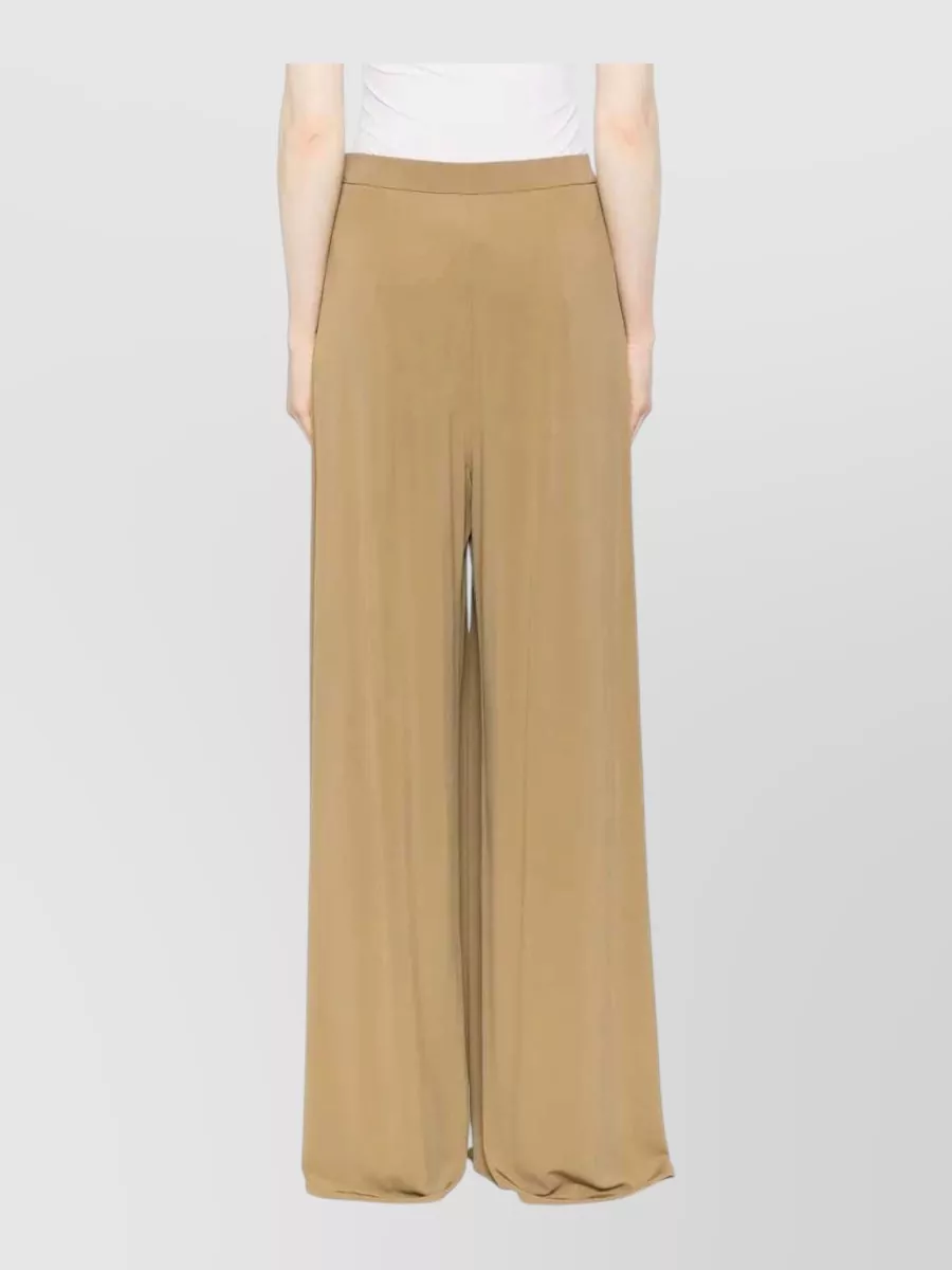 Max Mara High-Rise Pleated Wide-Leg Bermuda Shorts