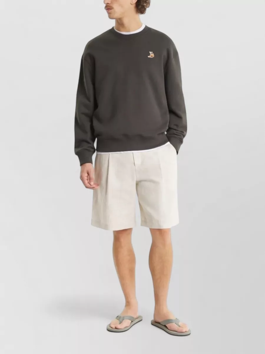 Maison Kitsuné Cotton Crewneck Sweatshirt