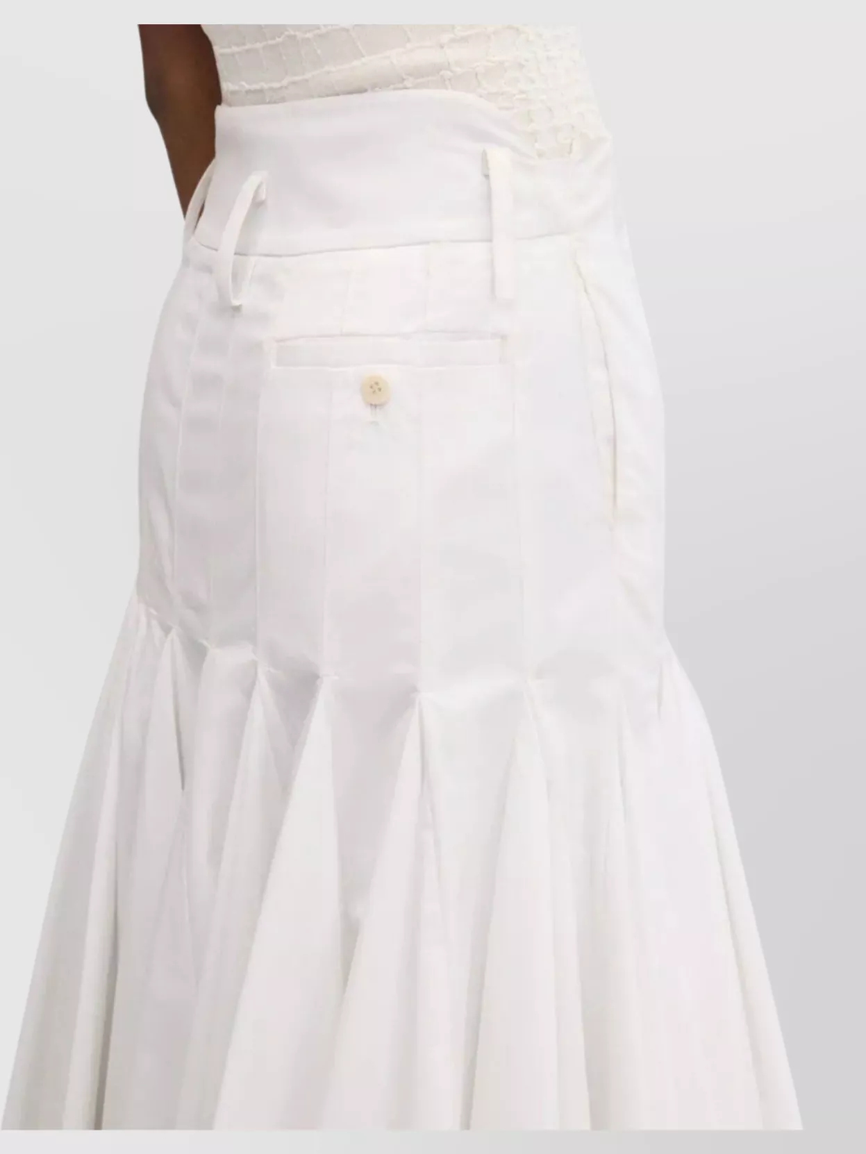 Jacquemus Agave Pleated High-Waisted Skirt