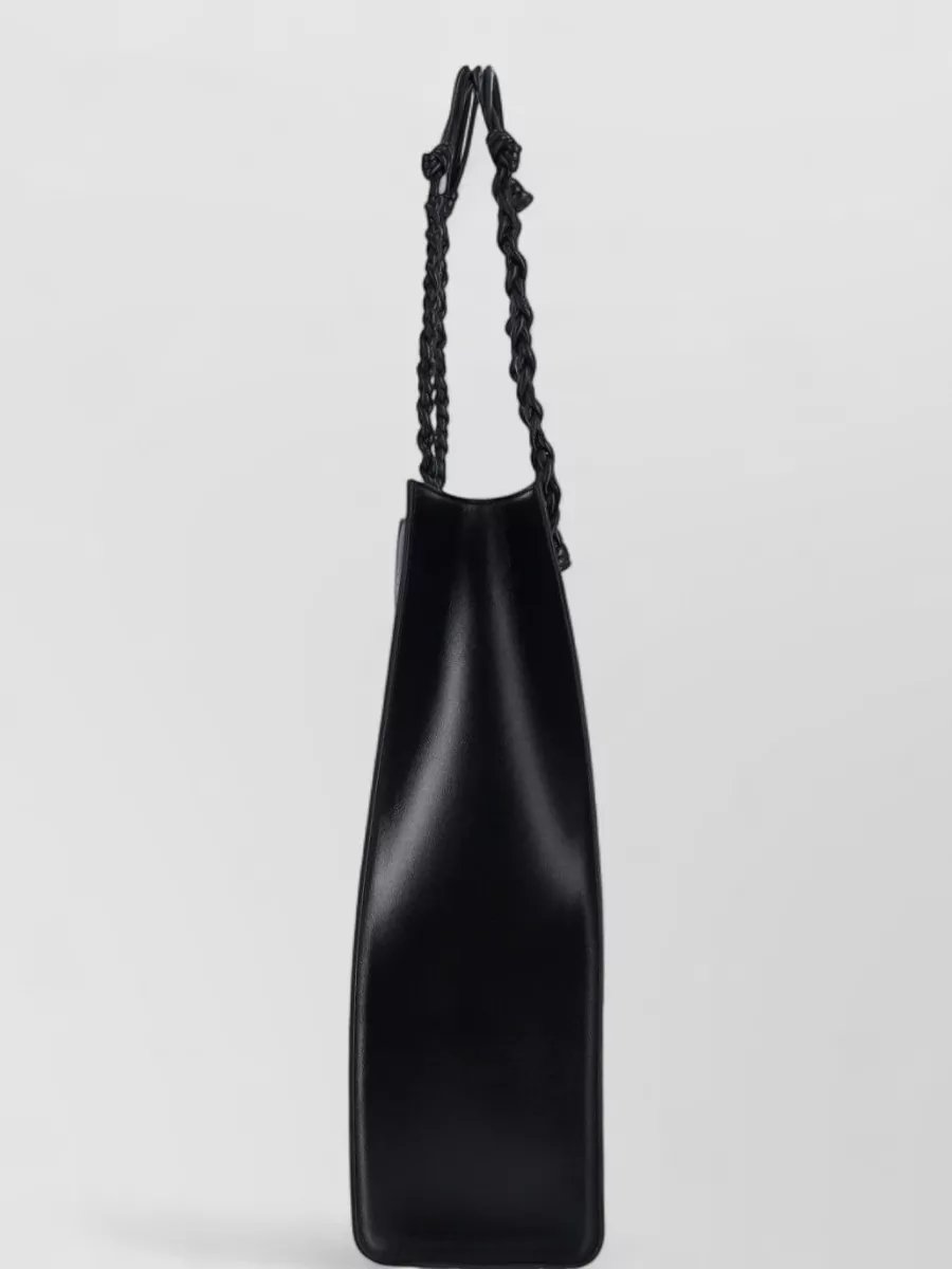 Jil Sander Tangle Leather Shoulder Bag