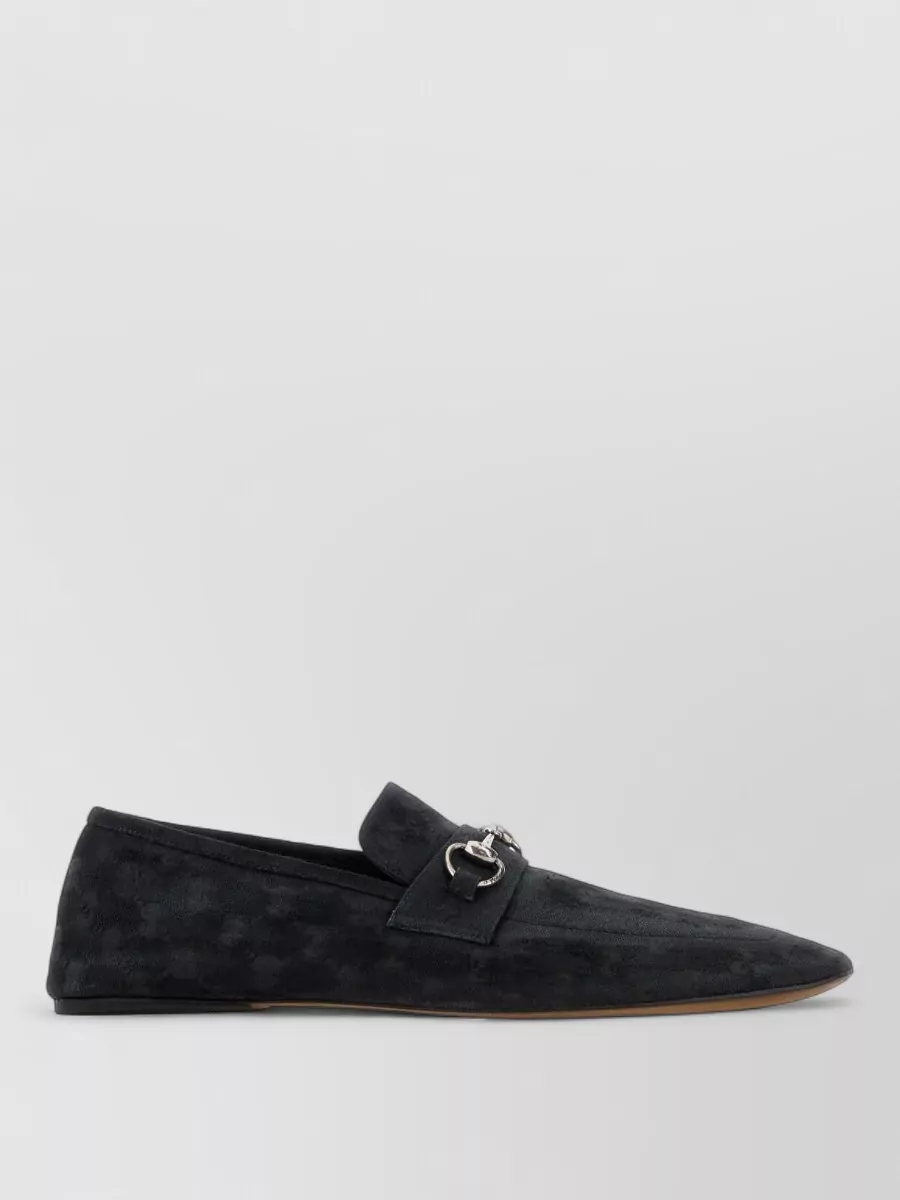 Gucci logo-print loafers