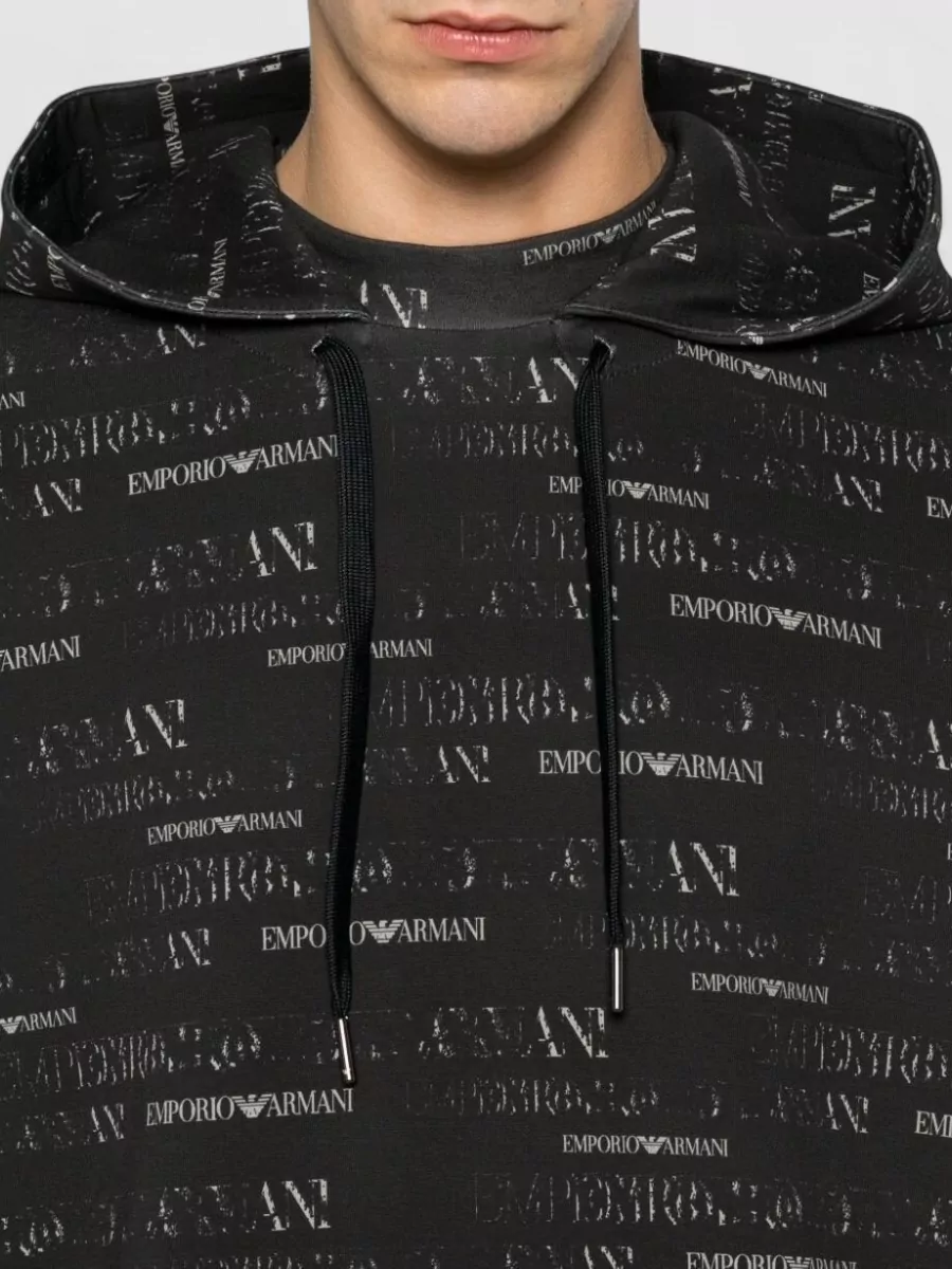 Emporio Armani Printed Hoodie