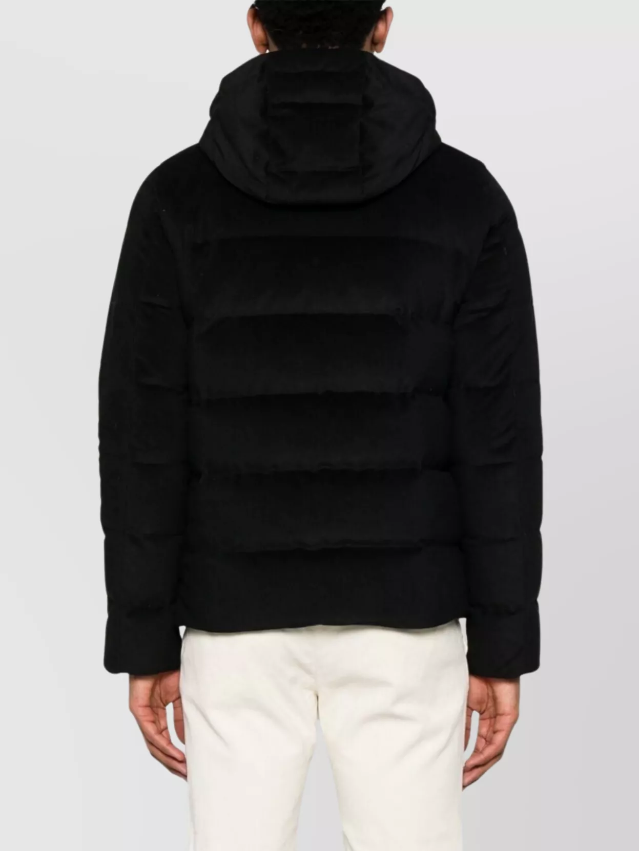 Herno Ribbed Velvet Puffer Jacket
