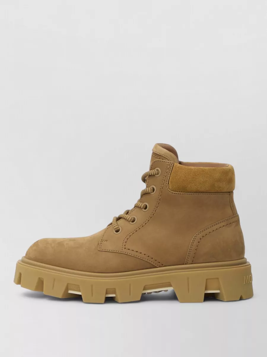 Moncler Leather Ankle Boots