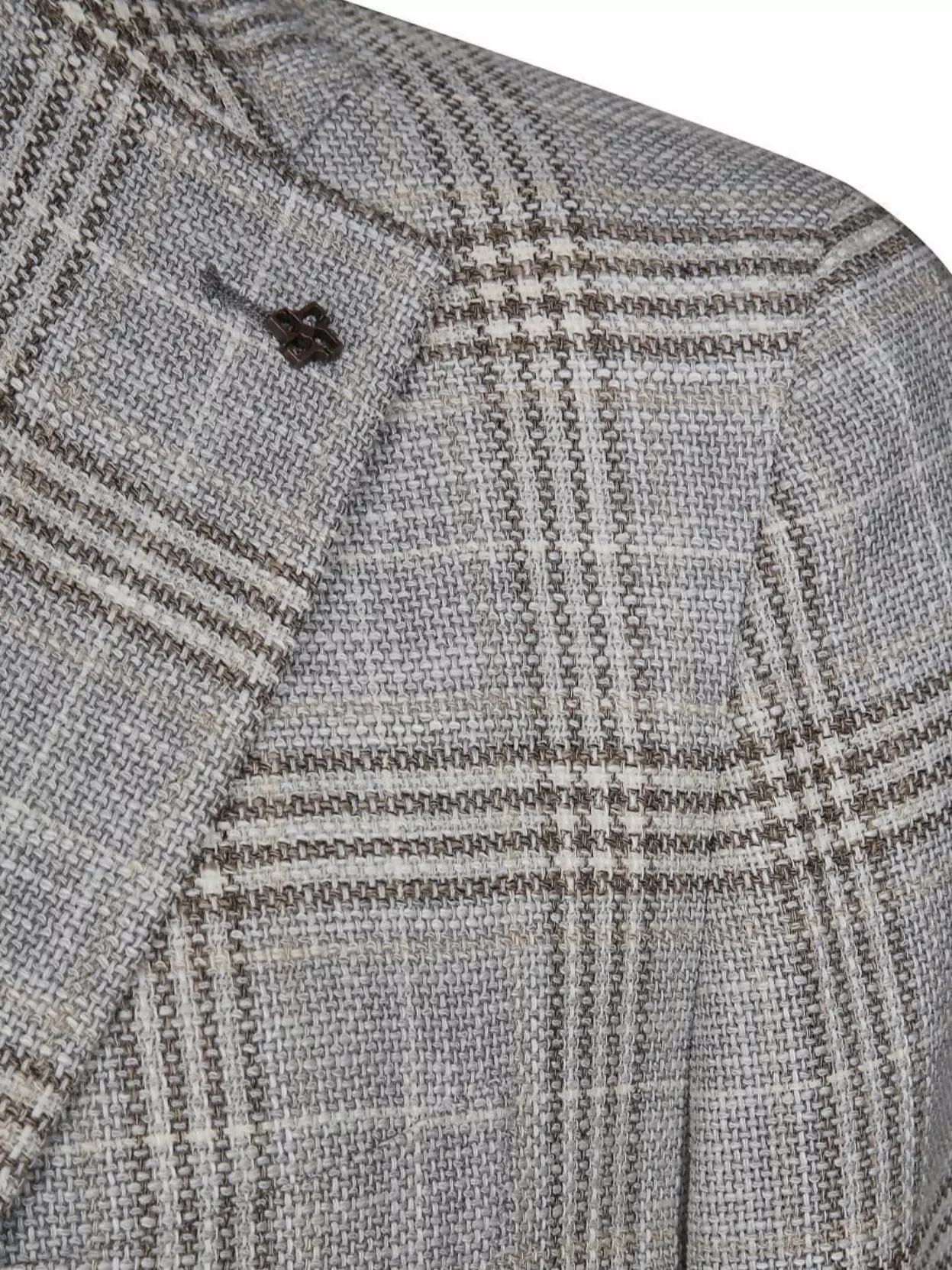 Tagliatore Montecarlo Single-Breasted Check Pattern Jacket