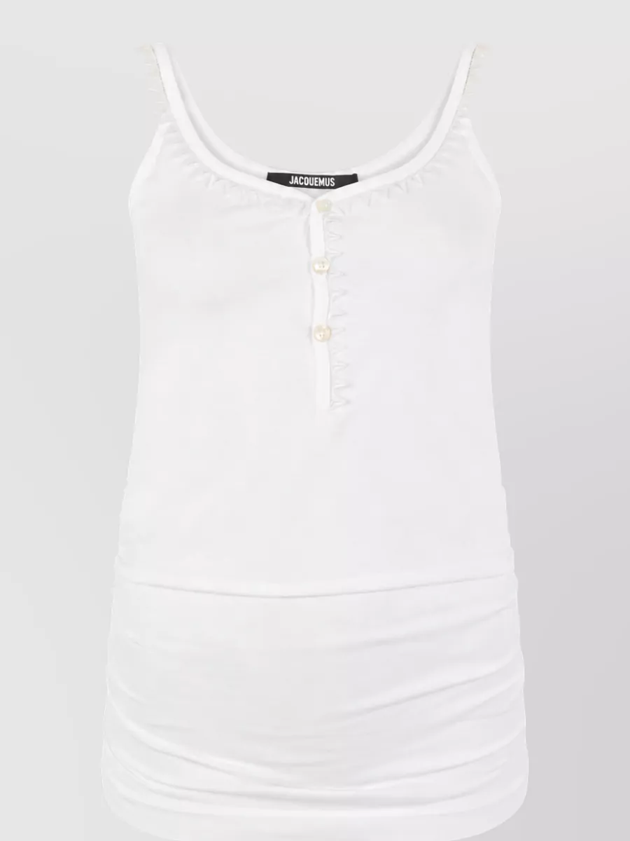Jacquemus cotton ribbed tank top