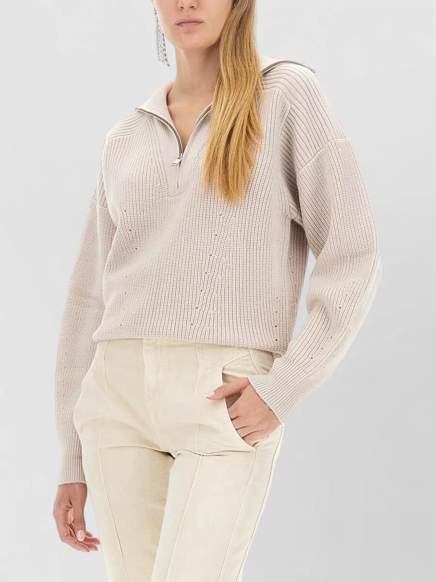 Isabel Marant Etoile Merino Wool Oversized Sweatshirt