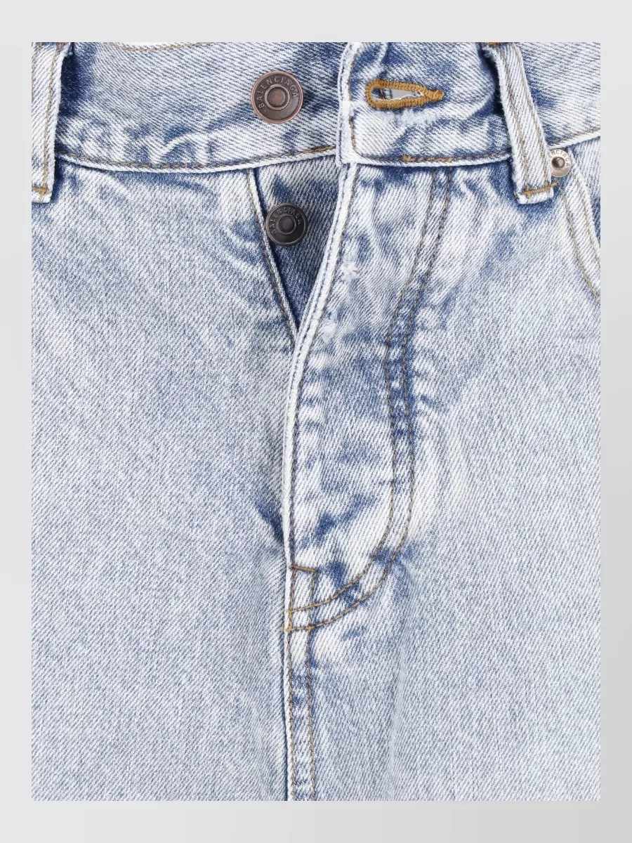Balenciaga Straight-Leg Denim Jeans