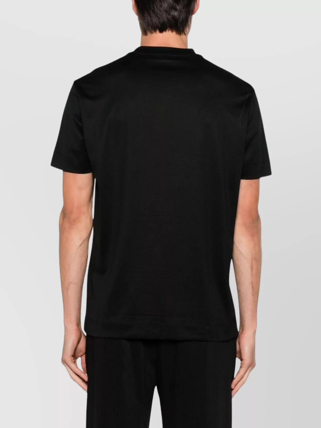 Emporio Armani Cotton Blend Crew Neck Logo T-Shirt