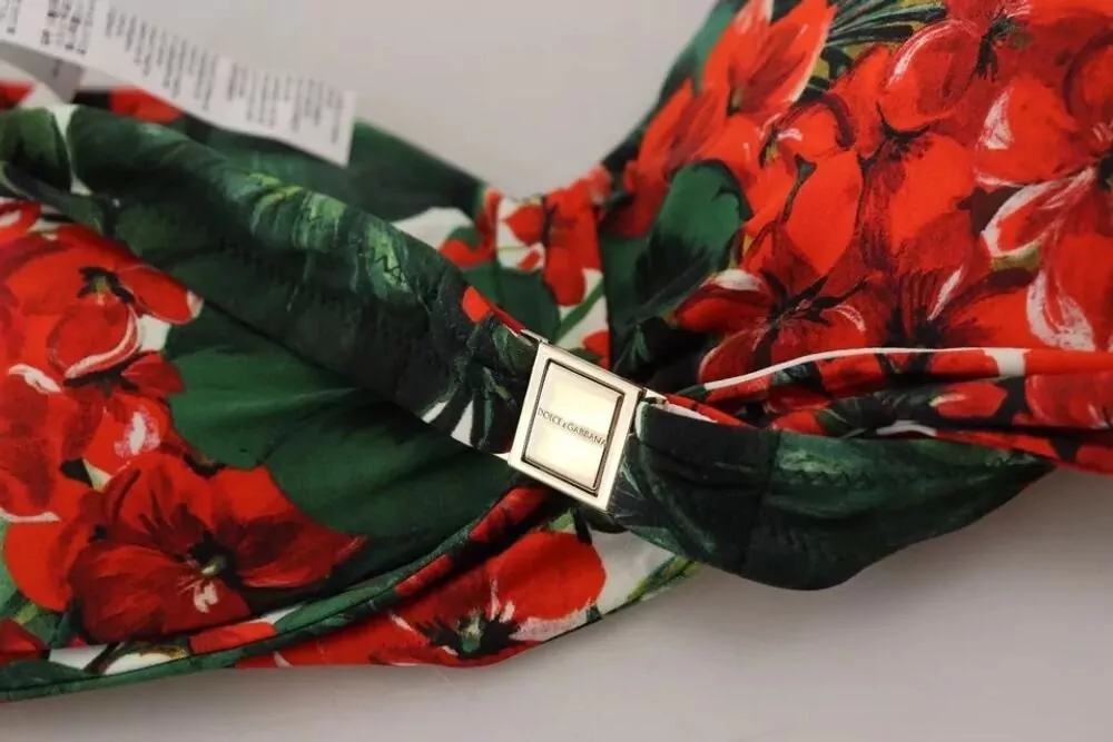 Dsquared2 Printed Halterneck Bikini Top