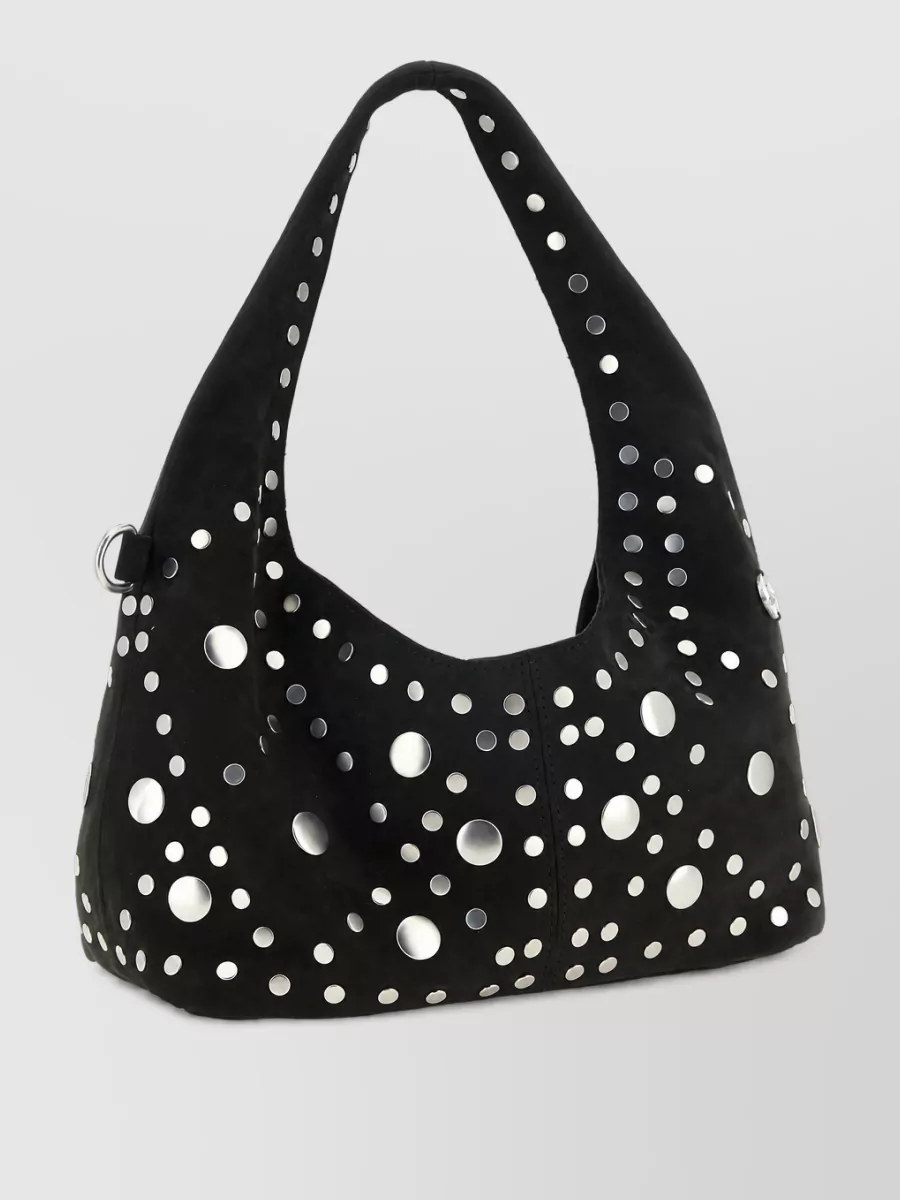Vivienne Westwood leather studded shoulder bag