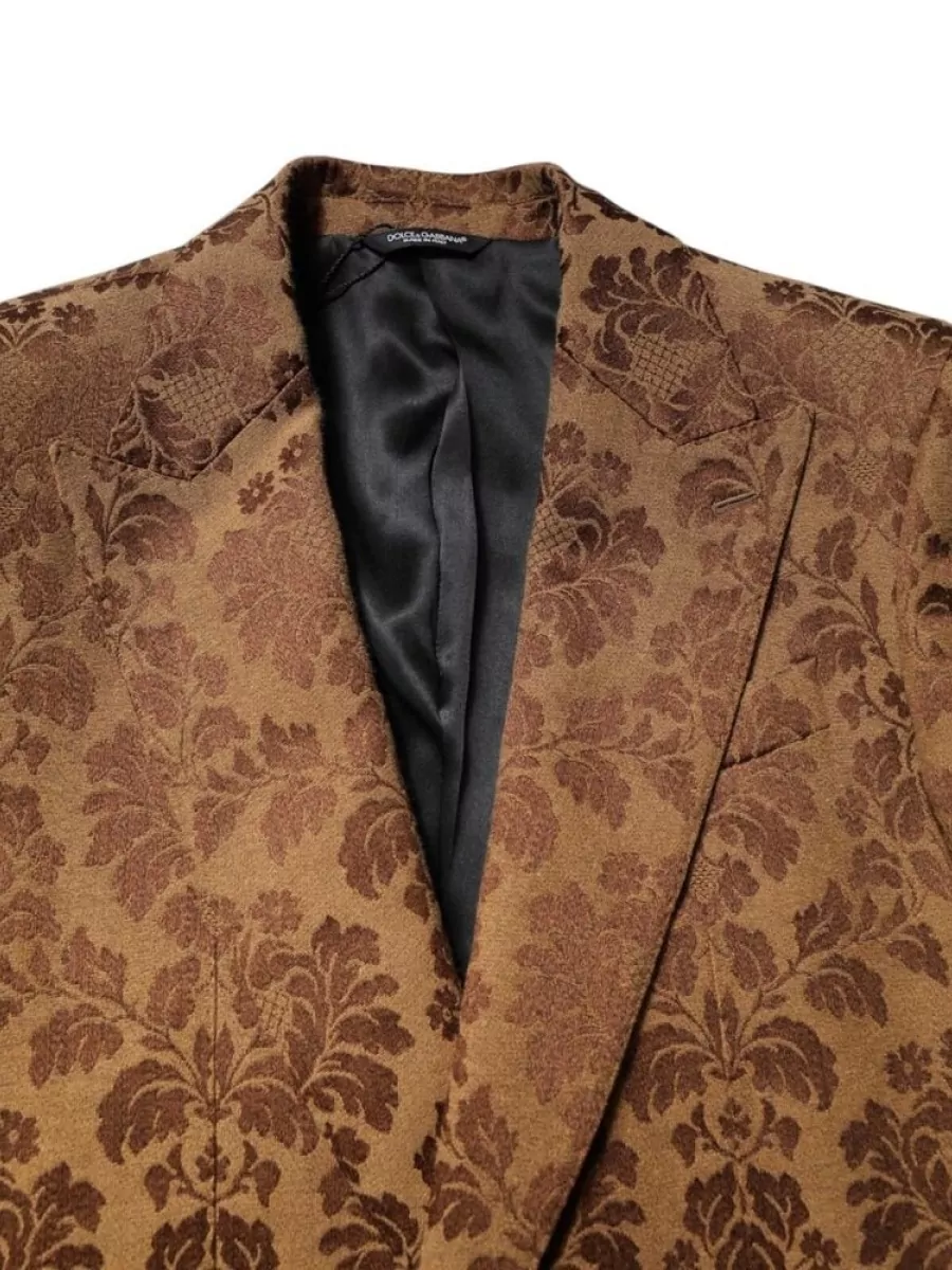Dolce&Gabbana Floral Jacquard Suit