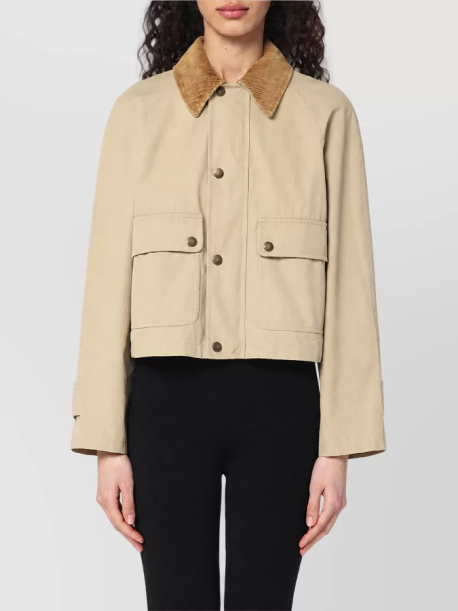 Burberry Cropped Denim Jacket