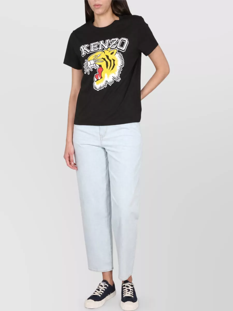 Kenzo High-Rise Carrot-Fit Denim Jeans
