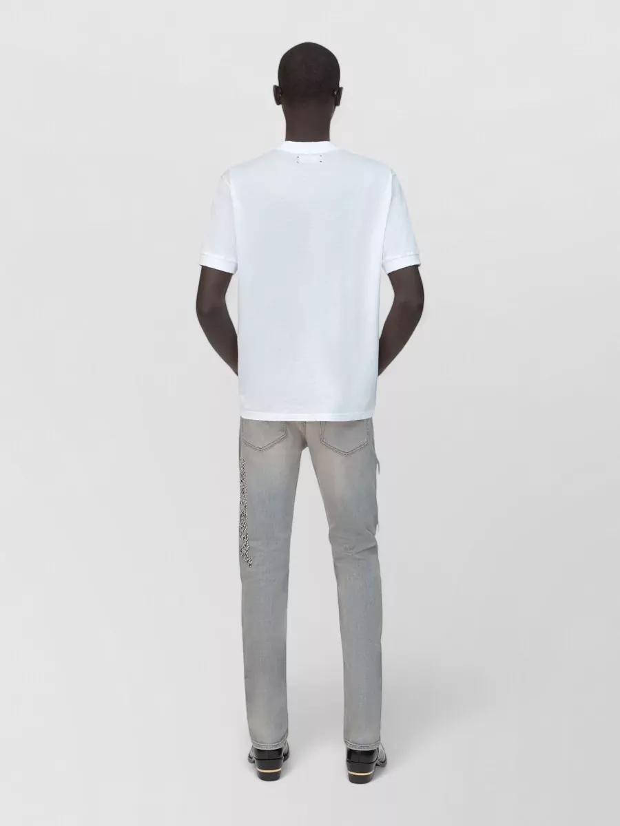 Amiri Eagle Graphic T Shirt Round Neck