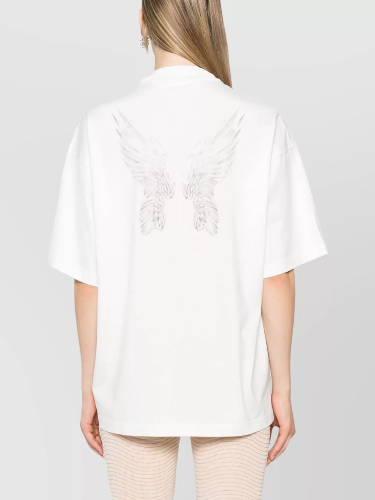 Palm Angels Wing Print Loose T-Shirt