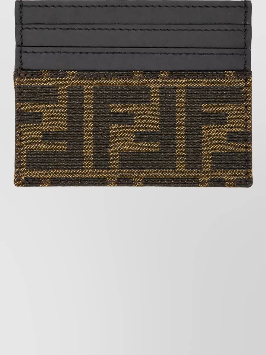 Fendi Leather Card Holder