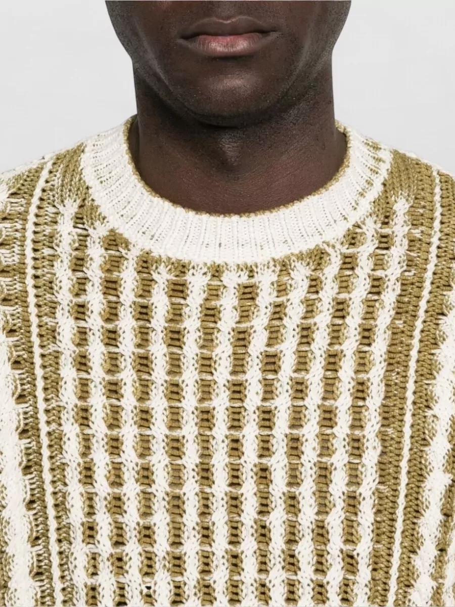 Diesel Open-Knit Logo Jumper