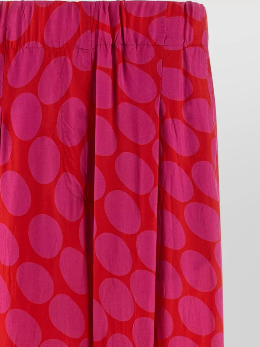 Dries Van Noten Printed Pleated Wide-Leg Trousers