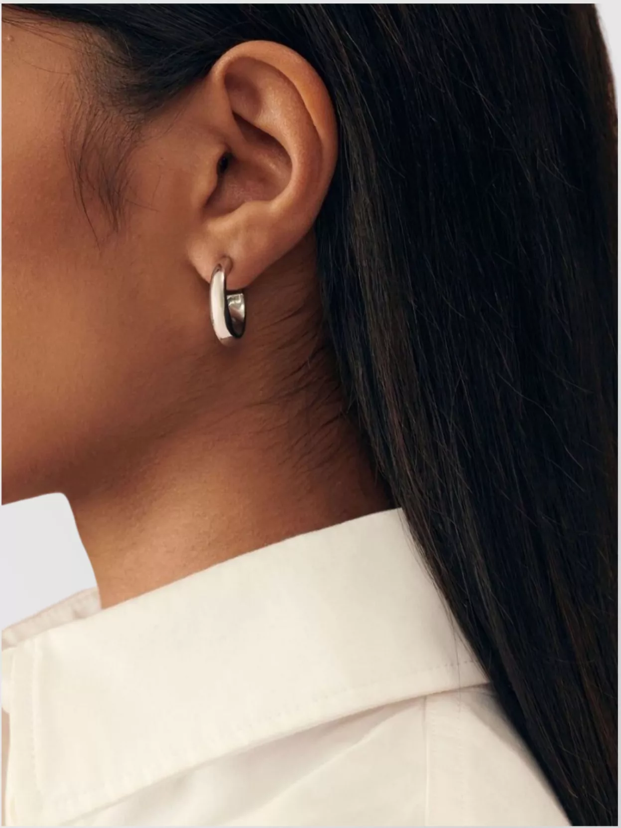 Jacquemus Pair Of Polished Hoop Earrings