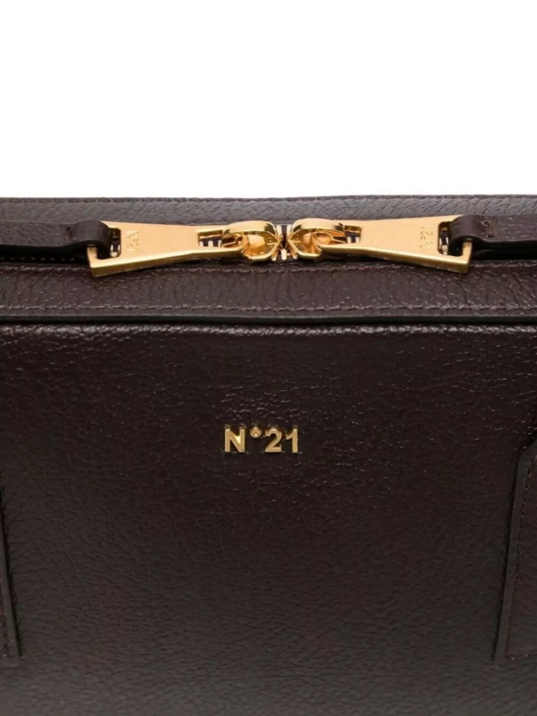 N 21 Rectangular Midi Shoulder Bag With Double Handles