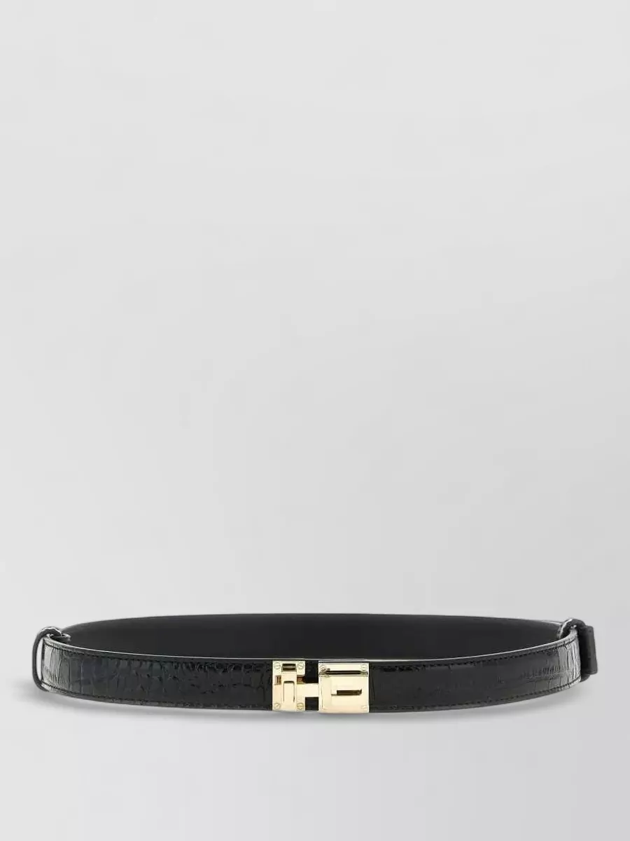 Tom Ford crocodile-effect leather belt